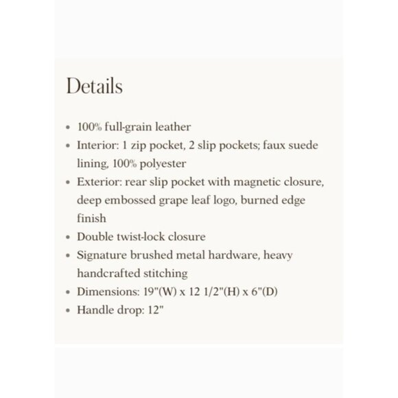 Patricia Nash Large Tote - Picture 12 of 12